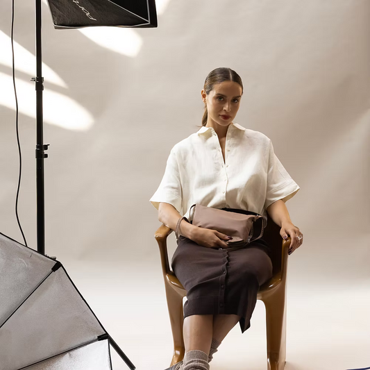 Cross Body F.G. Baggy - Beaver Fur | Tinne + Mia