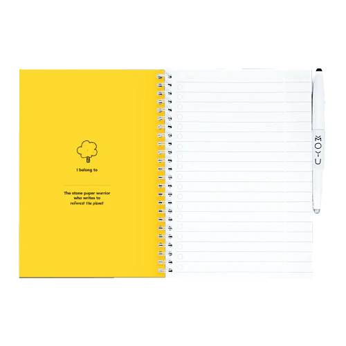 Erasable notebook A5 - Flower vibes | Moyu - de inKijk