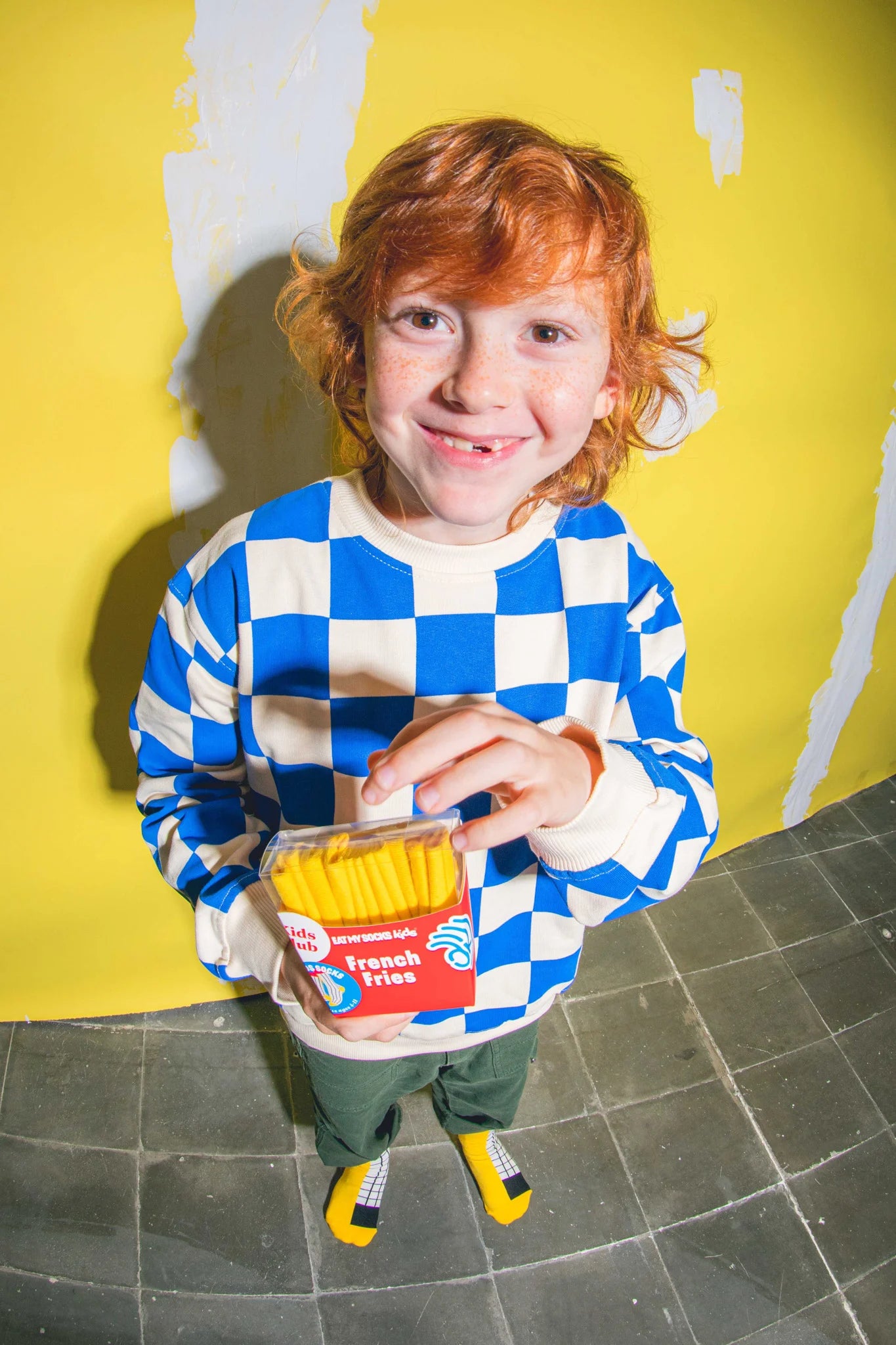 Kids Socks - french fries | Eat my socks - de inKijk