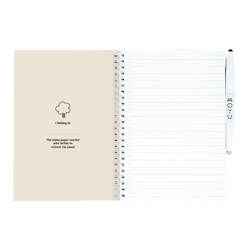 Erasable notebook A5 - Flamingo desert | Moyu - de inKijk
