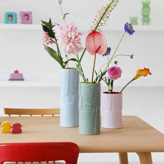 Vase flake blue | &Klevering - de inKijk