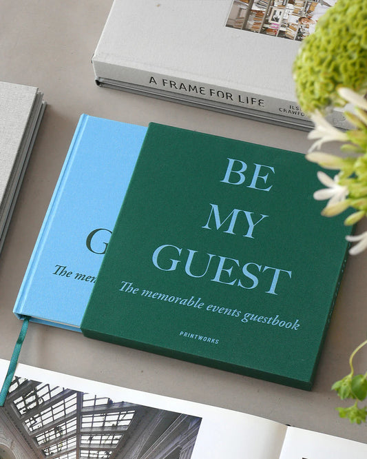 Guestbook - be my guest - green/blue | Printworks