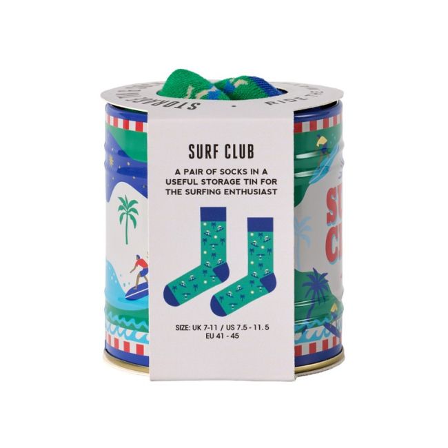 Storage Tin & Sock Set - Surfing | Gentlemen's hardware