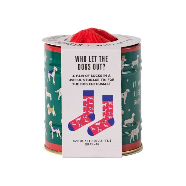 Storage Tin & Sock Set - Dogs | Gentlemen's hardware