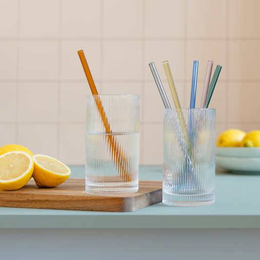 Glass straws - set of 6 | Remember - de inKijk