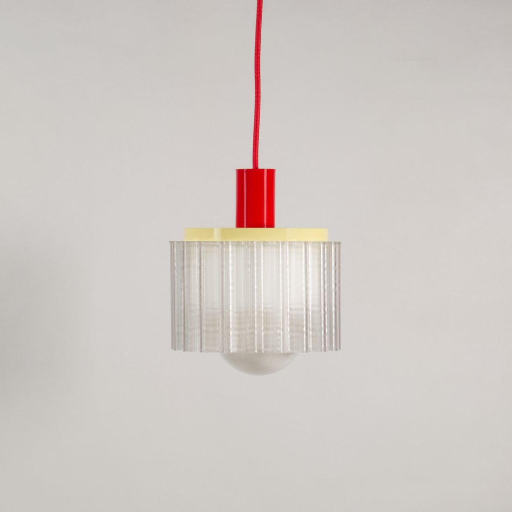 Hanglamp Gigi Nr.2 rode kabel - Warren & Laetitia