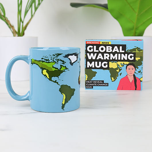 Global Warming Heat Reveal Mug | Gift Republic - de inKijk
