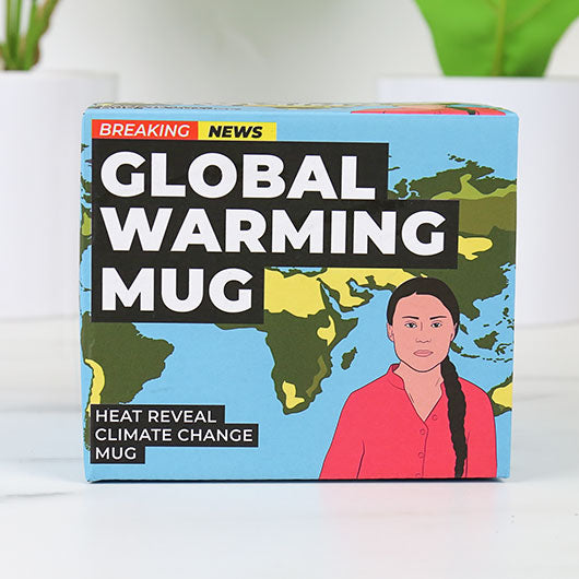Global Warming Heat Reveal Mug | Gift Republic - de inKijk