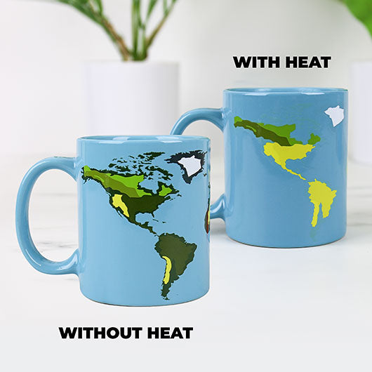 Global Warming Heat Reveal Mug | Gift Republic - de inKijk