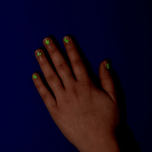 Nail stickers - glow party | Omy