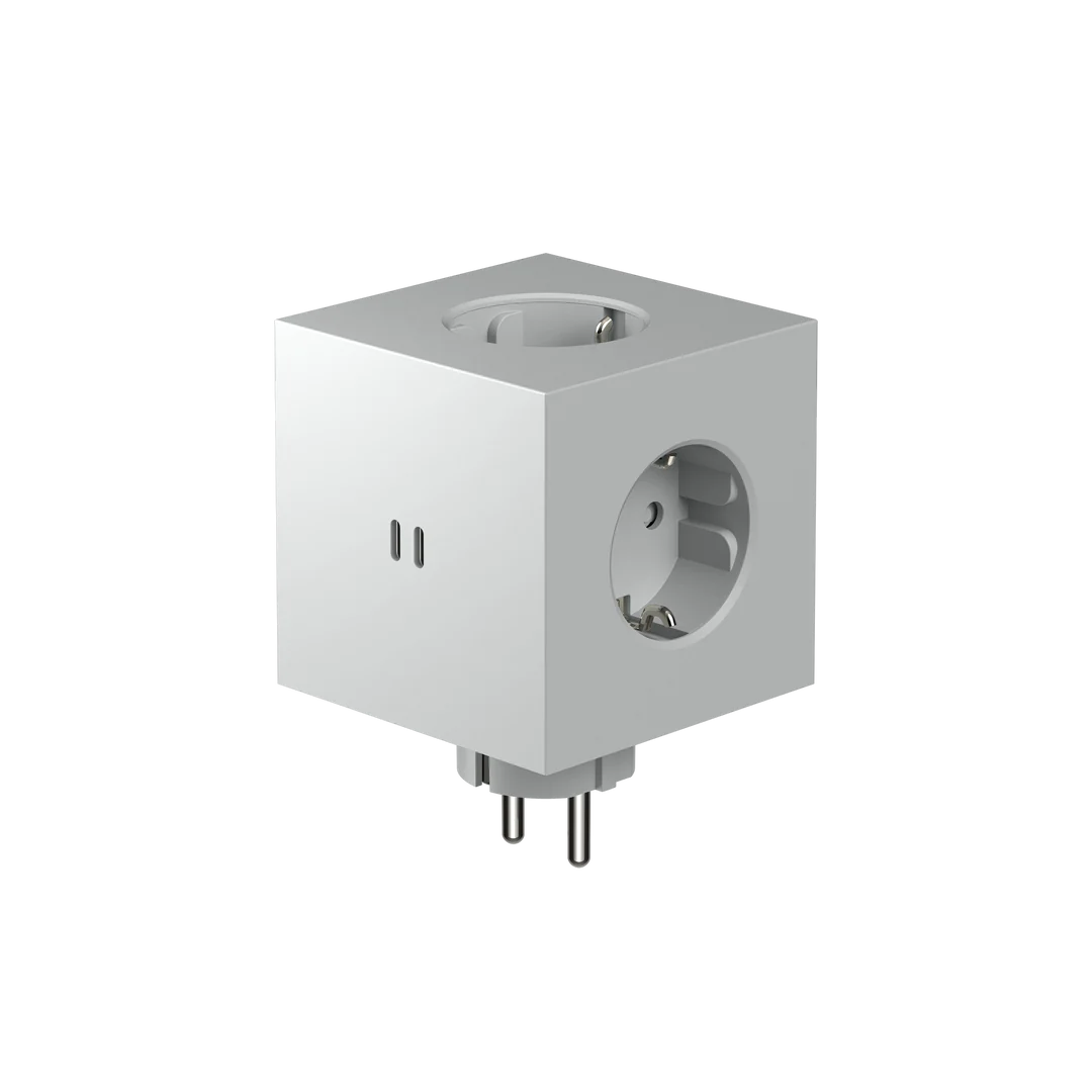 Square 2 stekkerdoos - gotland grey | Avolt