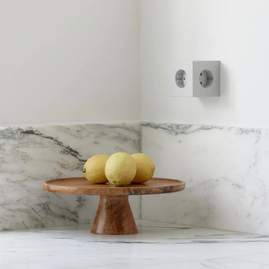 Square 2 stekkerdoos - gotland grey | Avolt - de inKijk