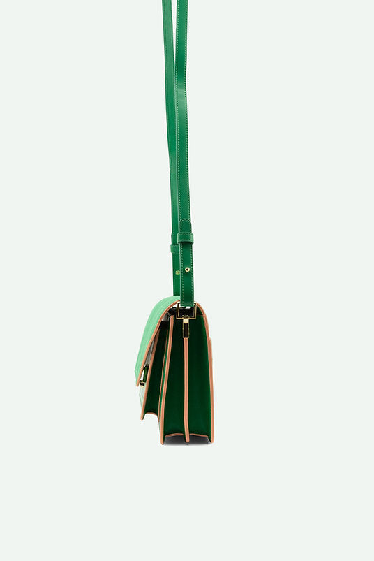 Satchel - ton sur ton - paris green | Sticky Sis