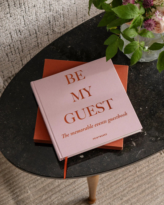 Guestbook - be my guest - rust/pink | Printworks