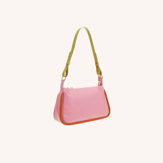 Handbag - il sole - dolce pink + arancia orange | Sticky Sis - de inKijk