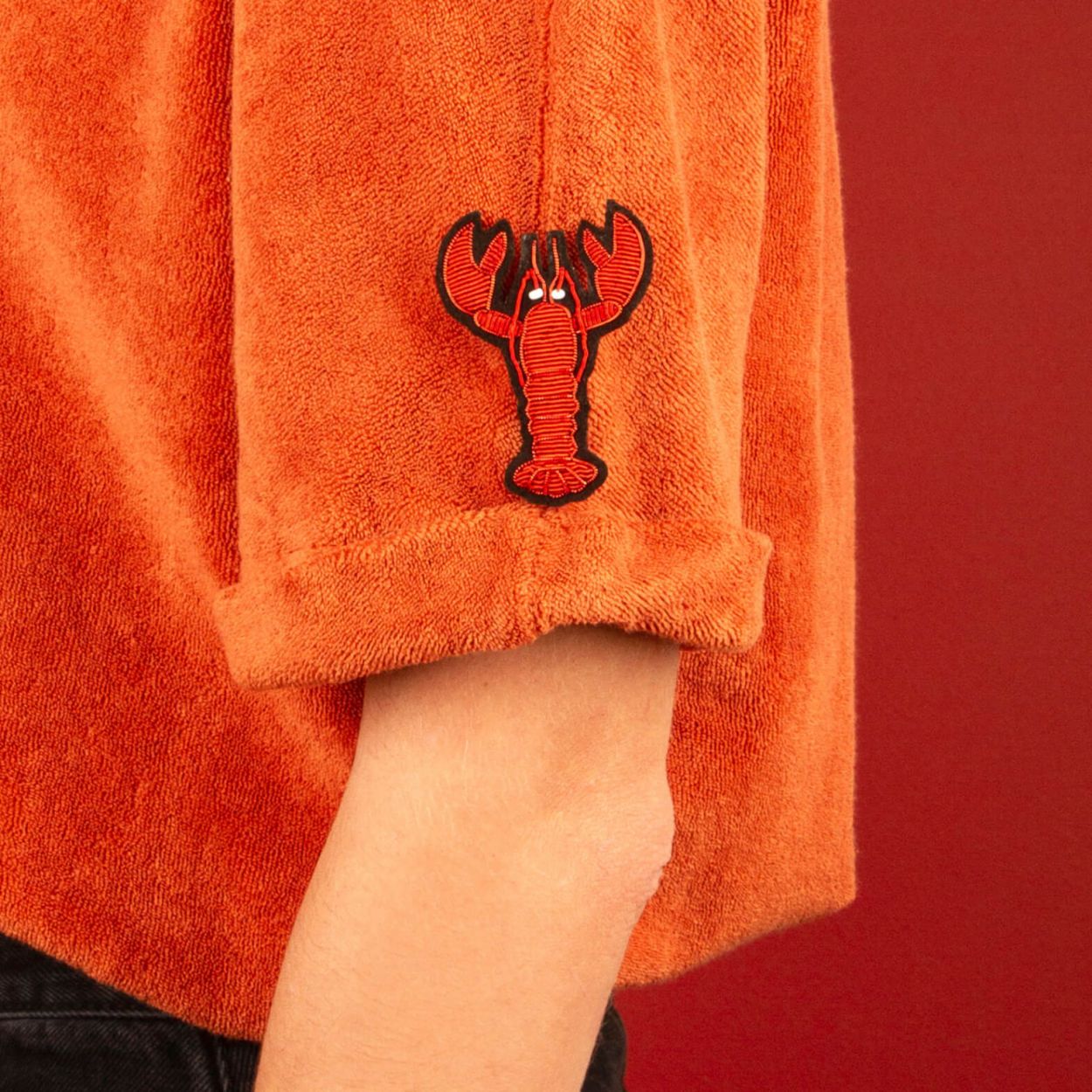 Broche - Orange Lobster | Macon et Lesquoy