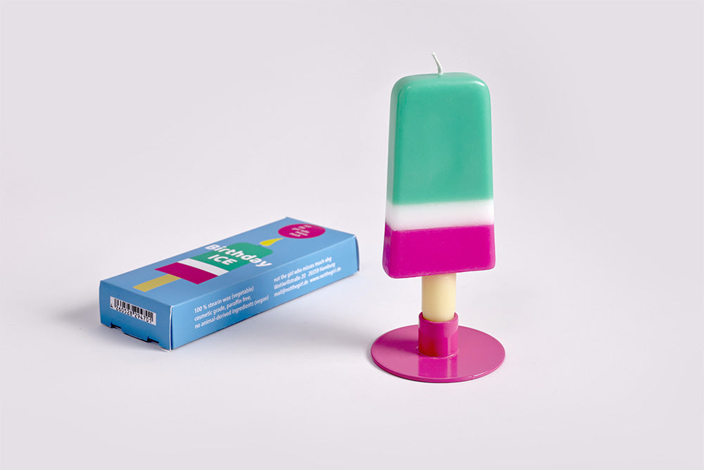 Party Candle - Birthday Ice | Not the girl who misses much