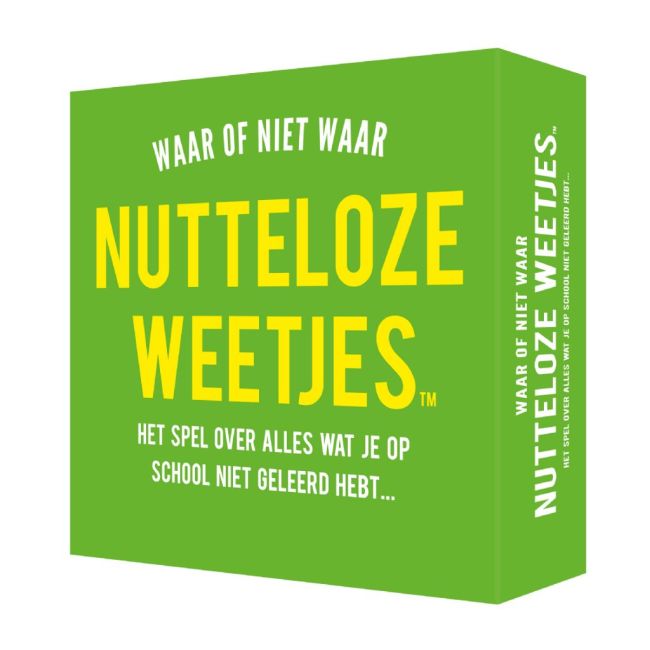 nutteloze weetjes - waar of niet | Hygge Games