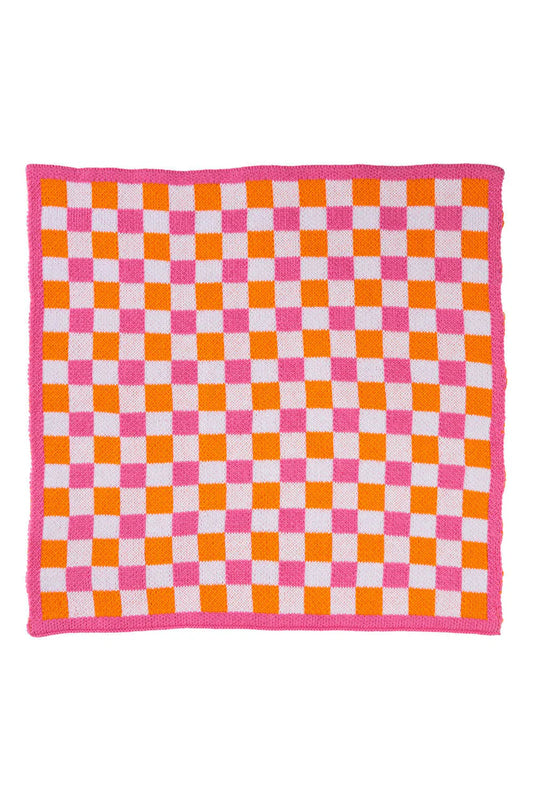 Dishcloth check - Orange | Tranquillo
