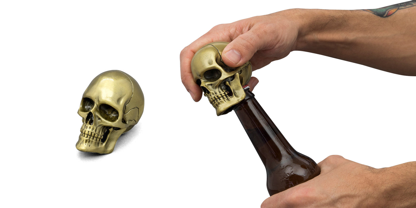Skull Bottle Opener - Crack One Open | Suck UK - de inKijk