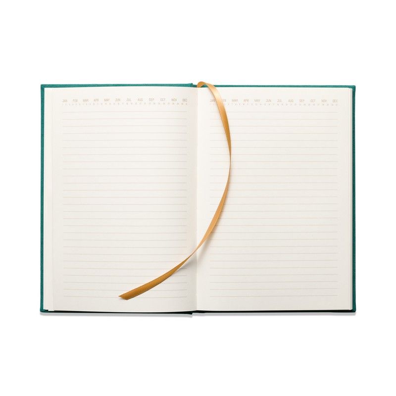 Hard Cover Suede Journal - Green | Designworks Ink