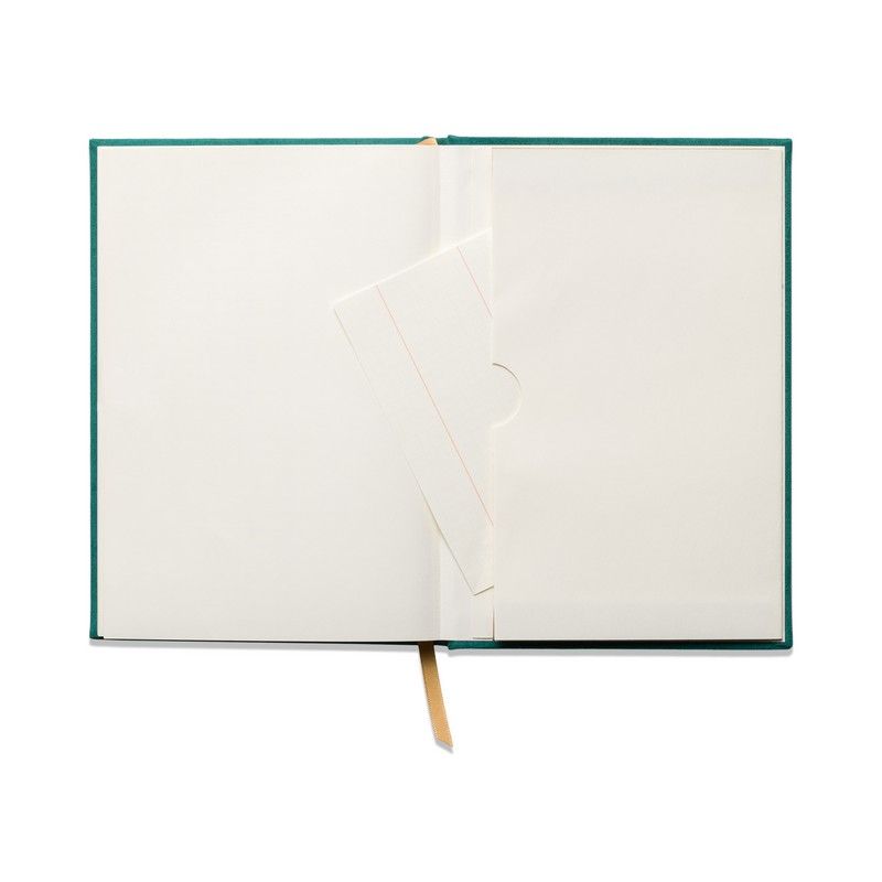 Hard Cover Suede Journal - Green | Designworks Ink