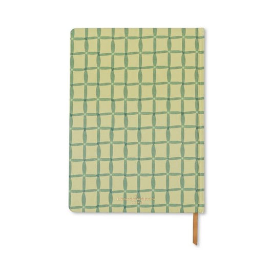 Tulip Jumbo Journal - Green Lattice | Designworks Ink
