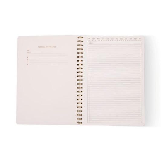 Tulip A4 Twin Wire Notebook - Green Vine | Designworks Ink