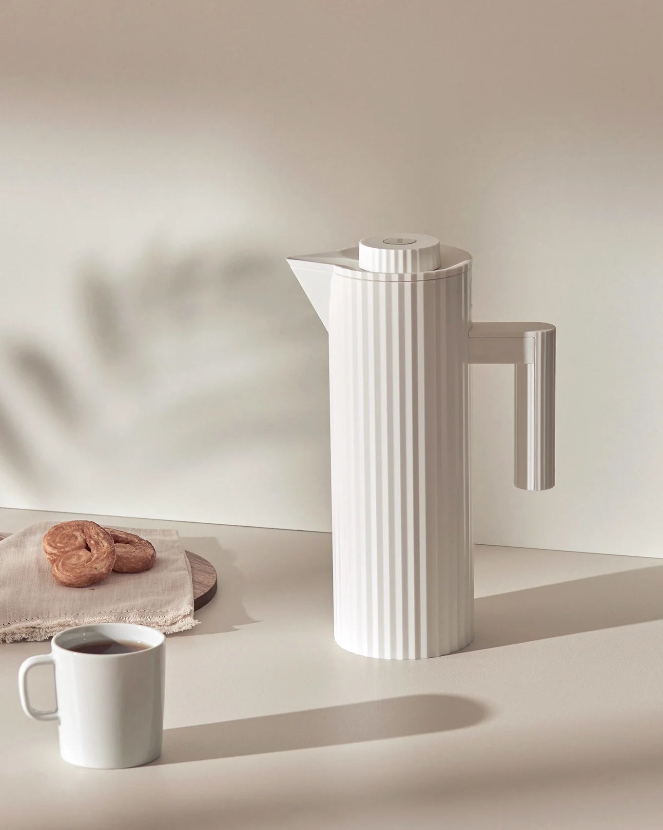 Thermoskan - wit - plissé | Alessi