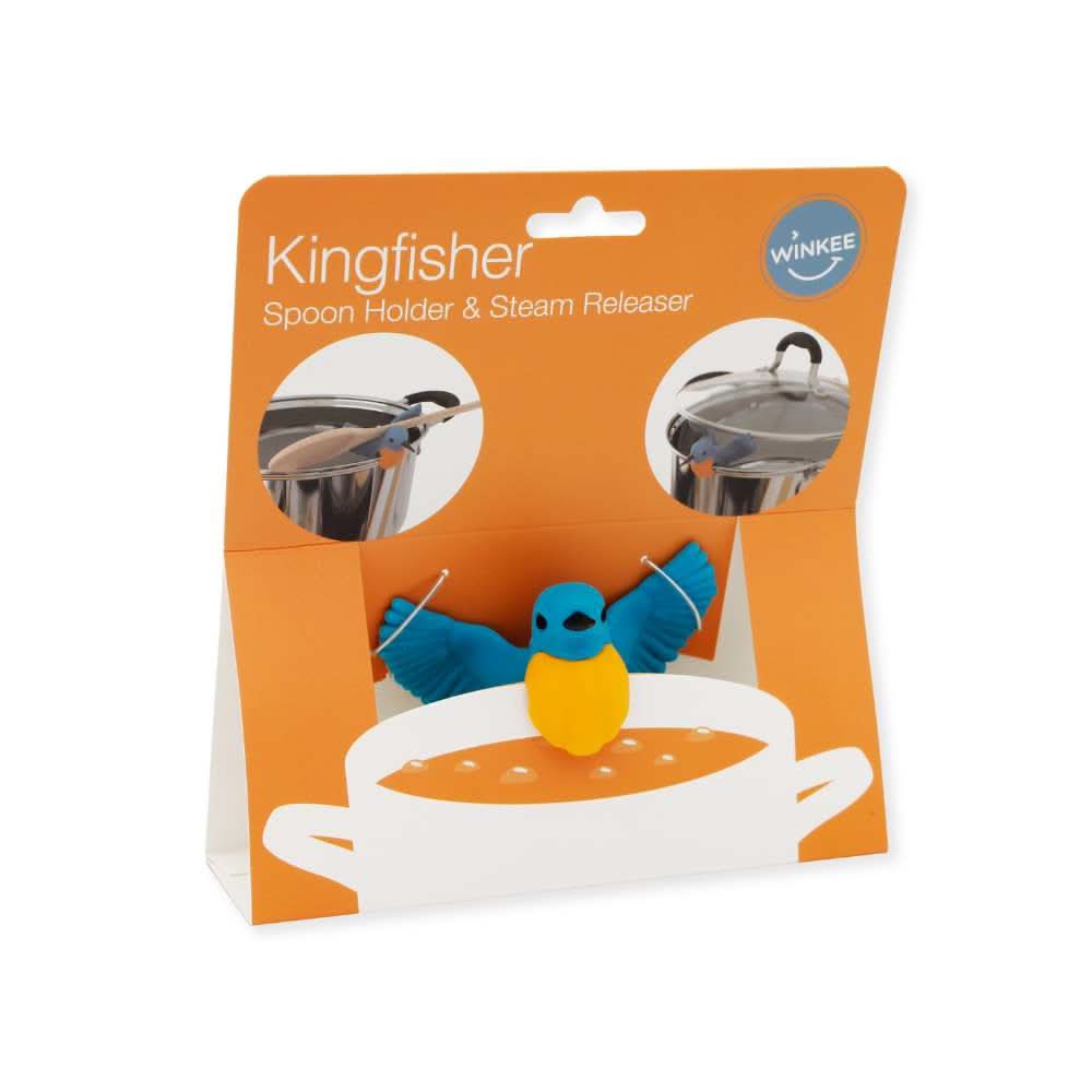 Kingfisher steam release & spoon holder | Winkee Design