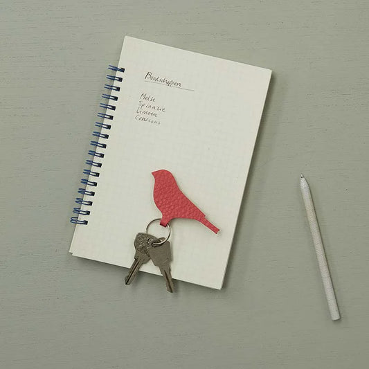 Keyring - mini tweet - Coral | Keecie