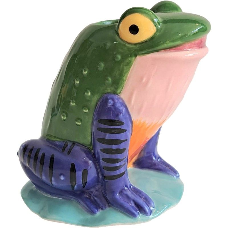 Candle Holder Loteria La Rana (frog) | Kitsch Kitchen