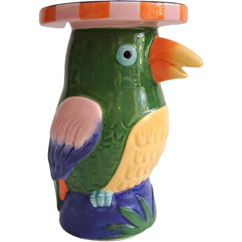 Candle Holder Loteria El Cotorro (bird) | Kitsch Kitchen