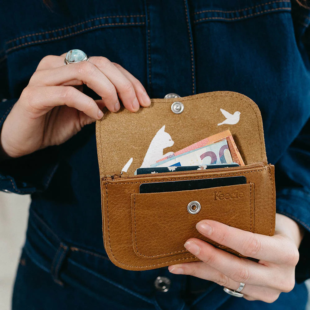 Cat Chase - Small - Cognac used look | Keecie