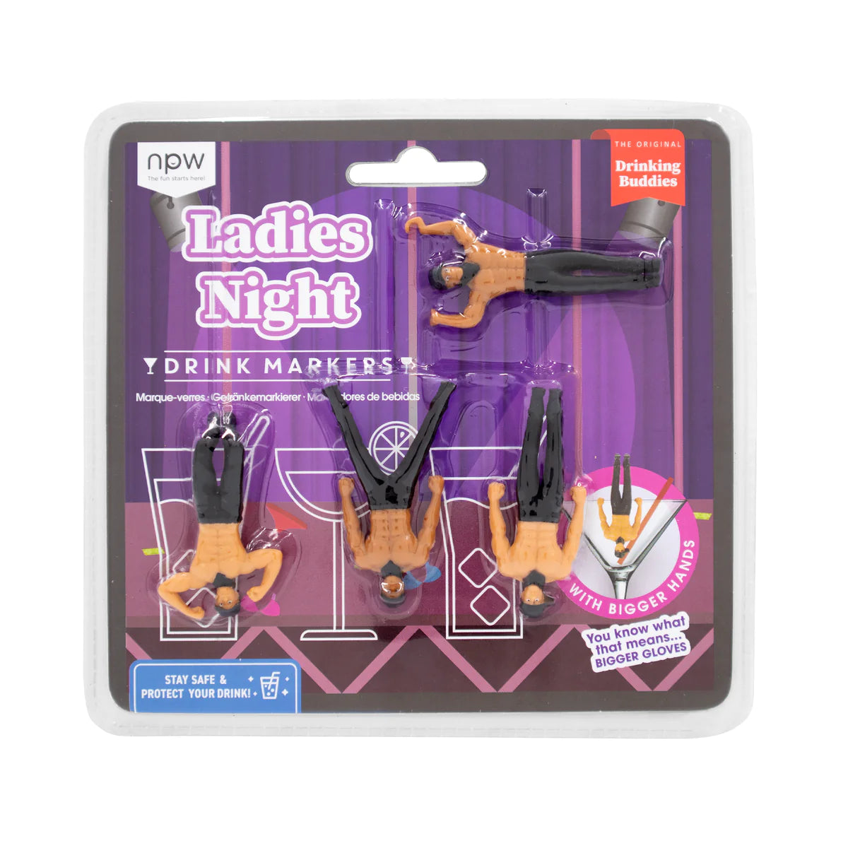 Ladiesnight - glasmarkeerders set v.4 | NPW - de inKijk