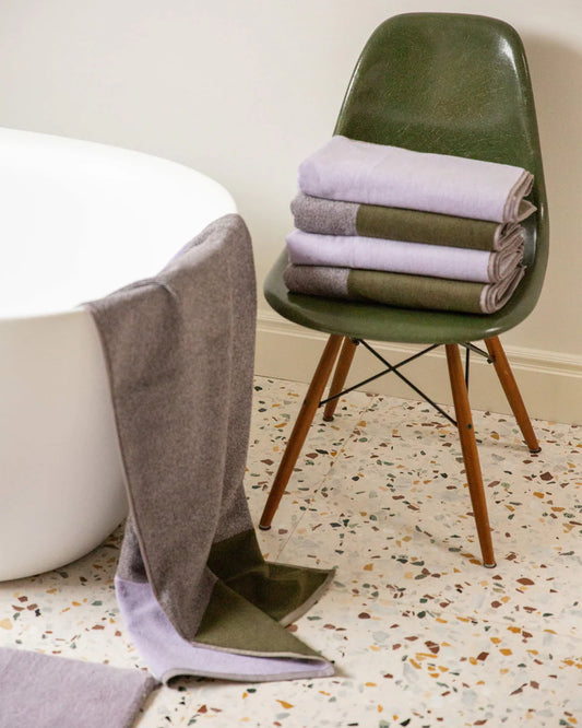 Handdoeken set - Lex Pott collectie - green/lilac | SUITE702