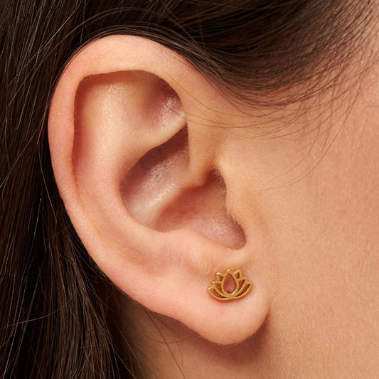 Lotus - gold plated - 1 stuk | LULU Copenhagen