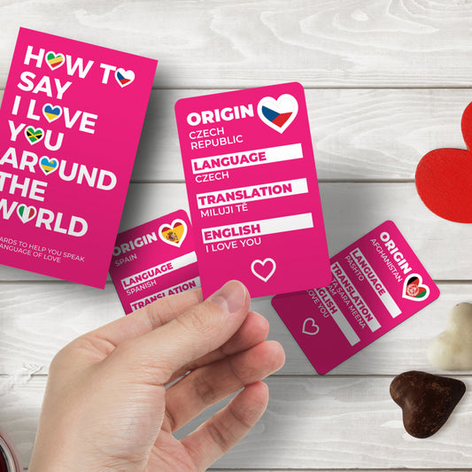How to say I love you around the world | Gift Republic - de inKijk