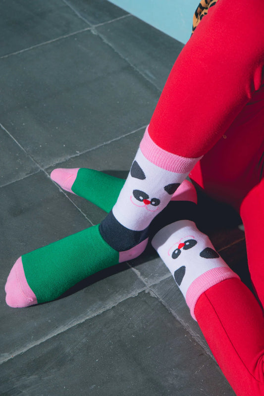 Kids Socks - lazy panda | Eat my socks - de inKijk