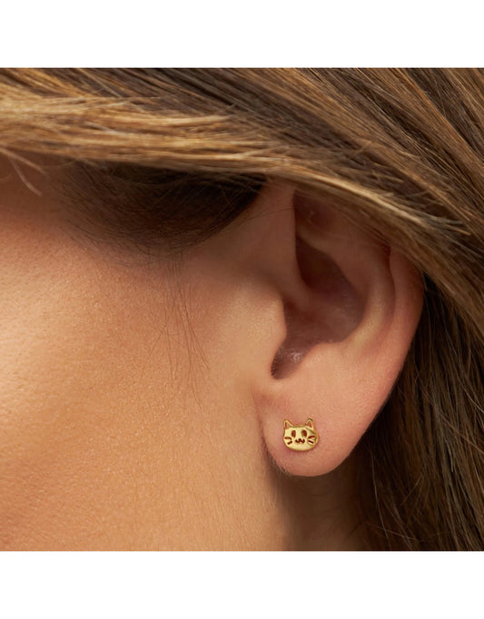 Kitty - gold plated - 1 stuk | LULU Copenhagen - de inKijk