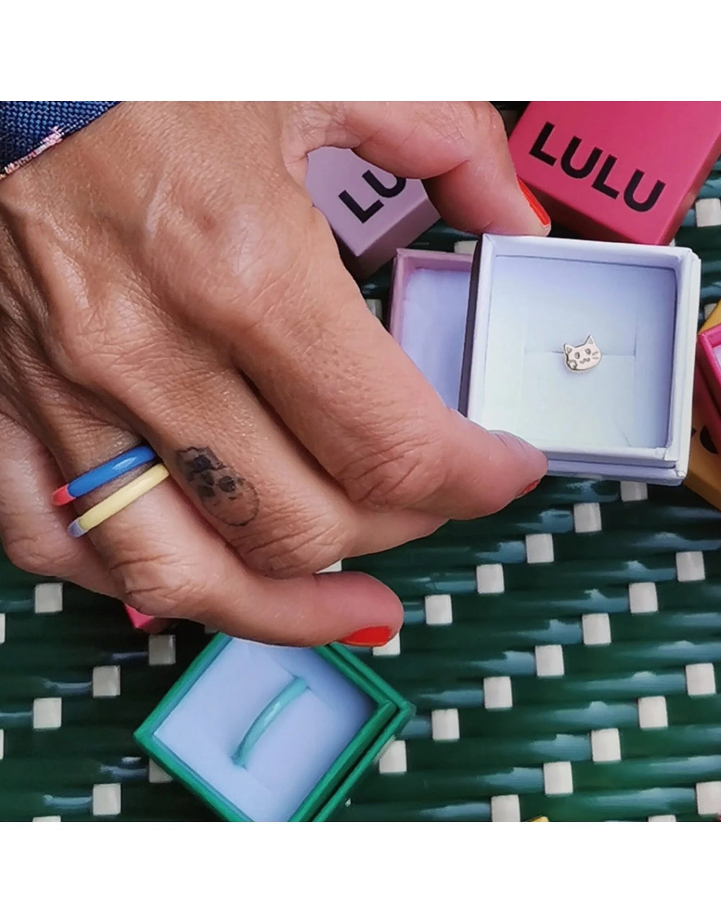 Kitty - gold plated - 1 stuk | LULU Copenhagen - de inKijk