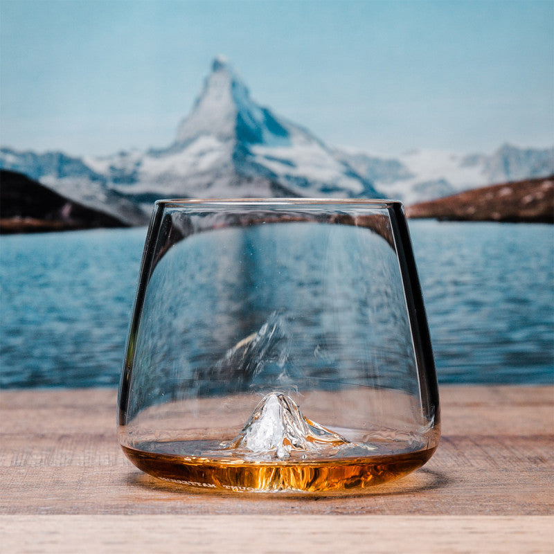 Topographic glasses - set of 2 - Grand Canyon & Matterhorn | Alaskan Maker - de inKijk