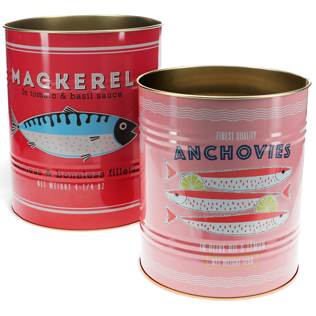XL storage tins - set of 2 - fish | Rex