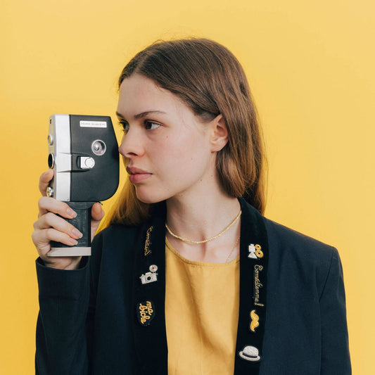 Broche - Golden Moustache | Macon et Lesquoy