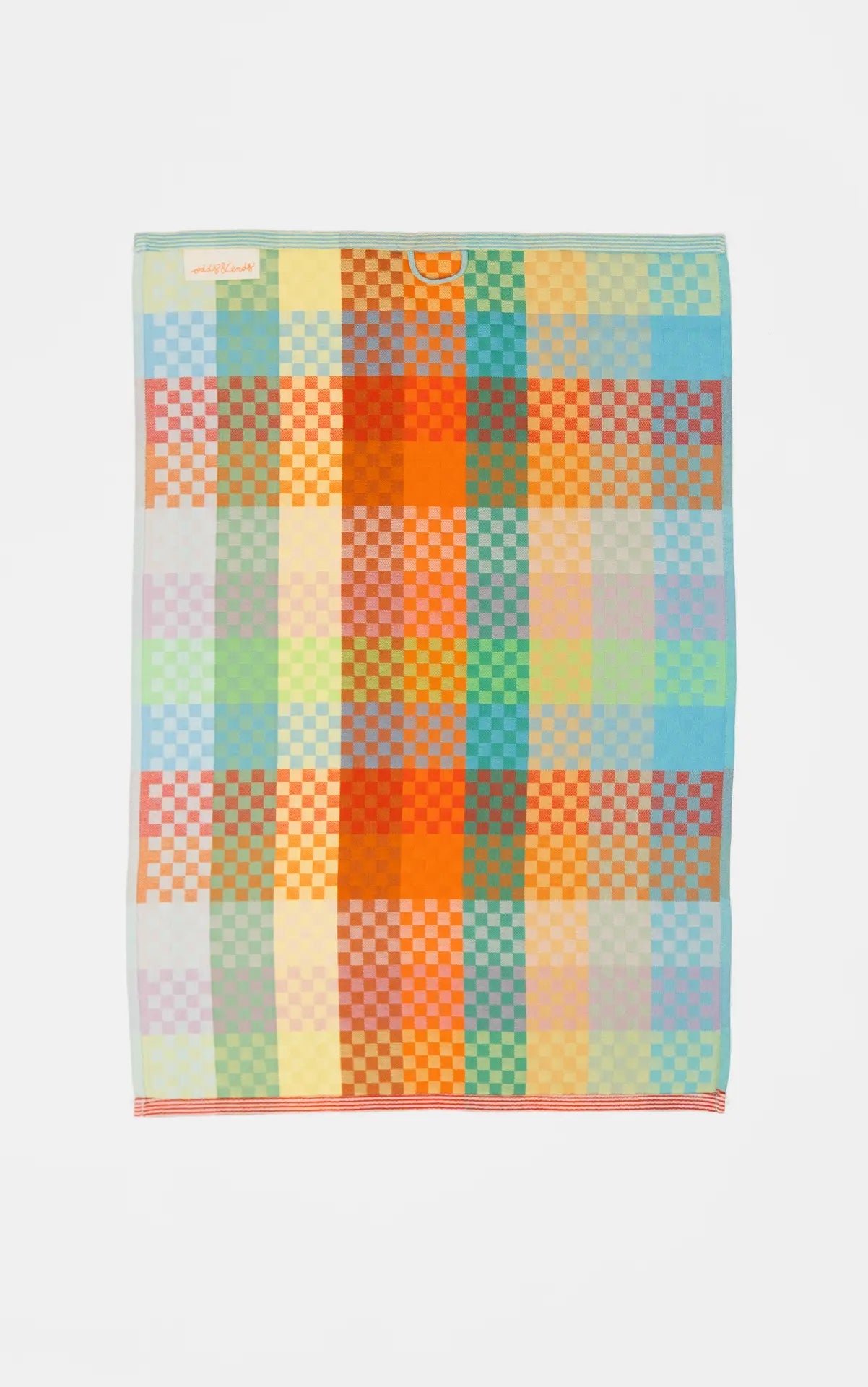 Tea towel - edition 57A checkered check | Foekje Fleur
