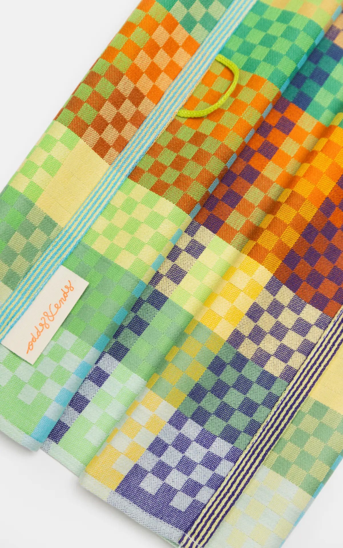 Tea towel - edition 57B checkered check | Foekje Fleur
