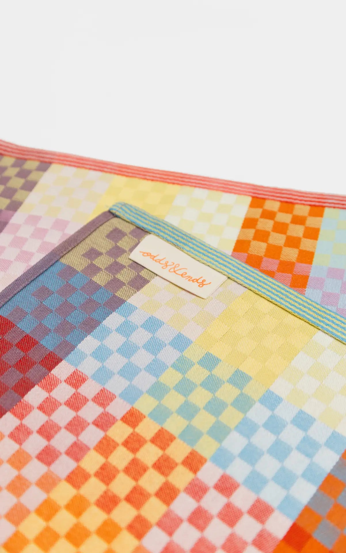 Tea towel - edition 58A checkered check | Foekje Fleur