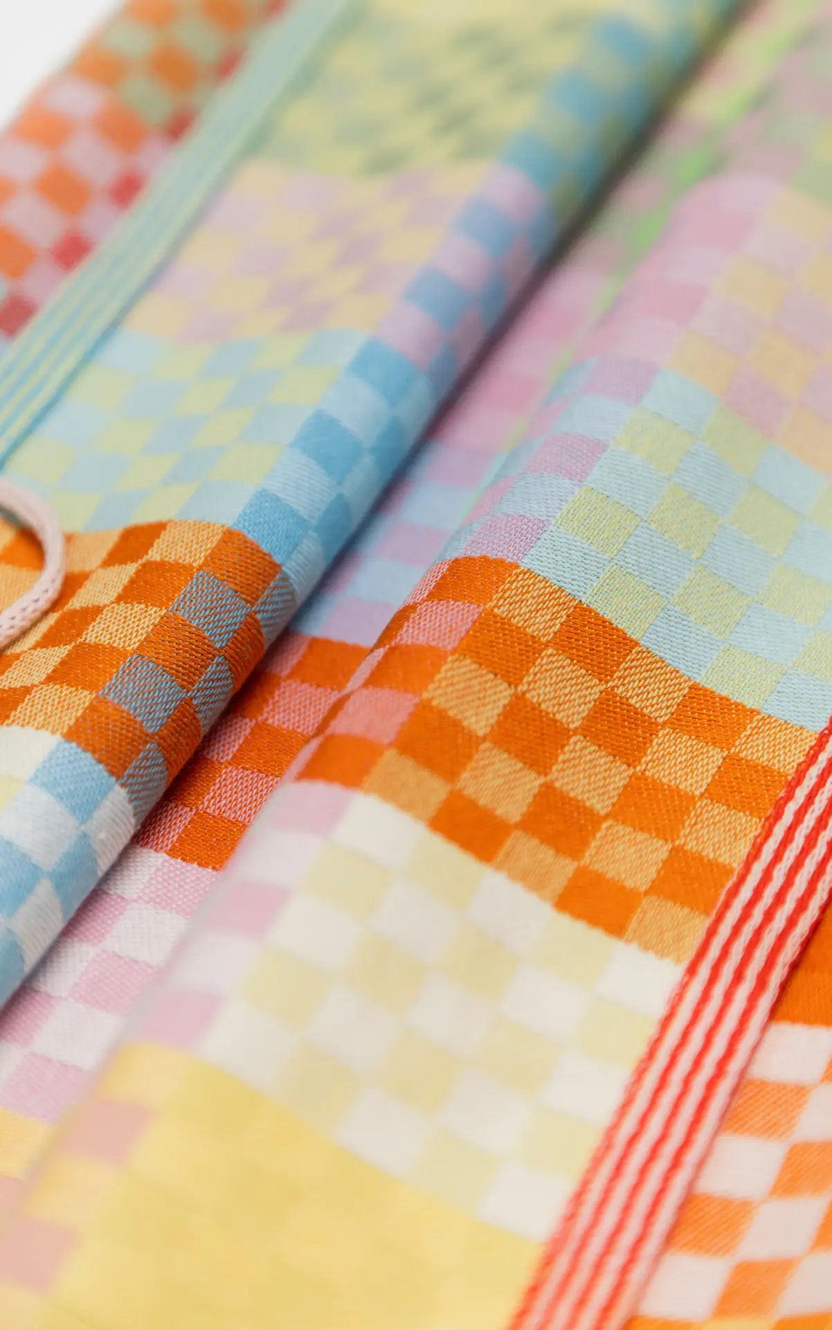 Tea towel - edition 58A checkered check | Foekje Fleur