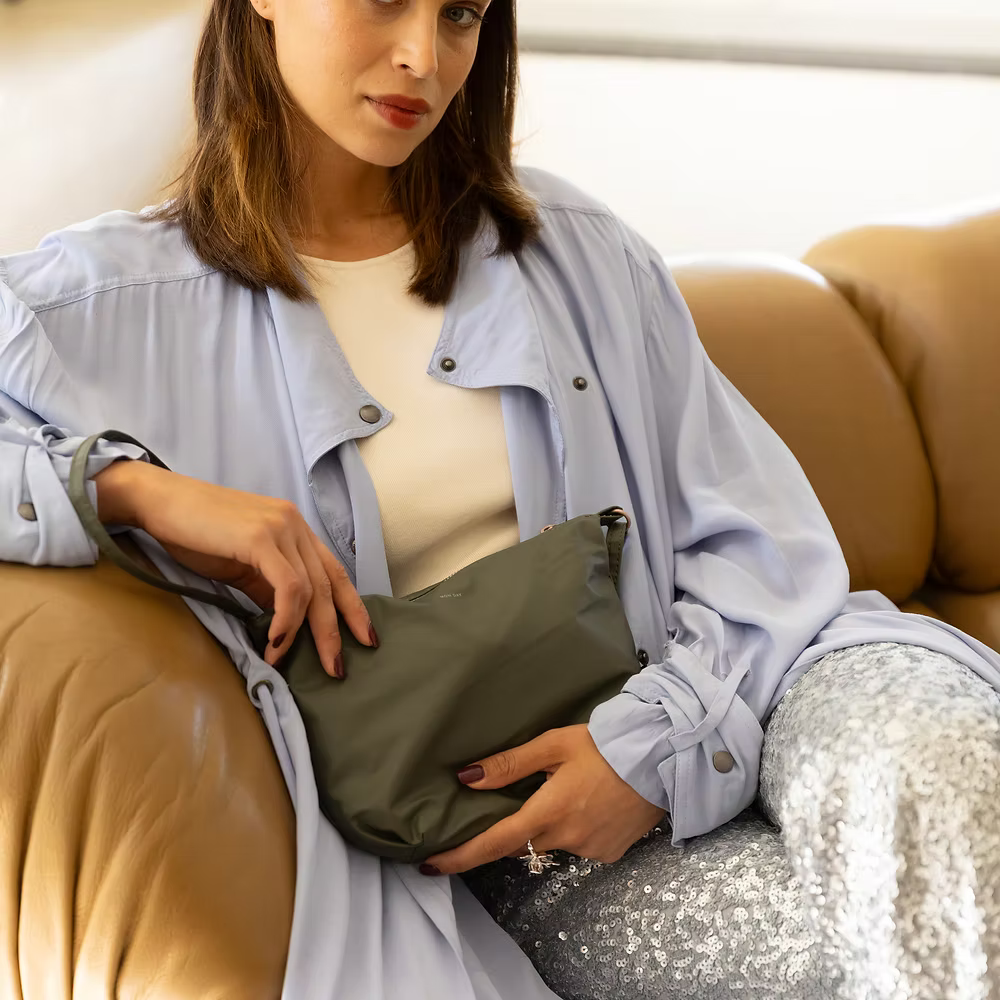 Cross Body F.G. Baggy - Olive Night | Tinne + Mia