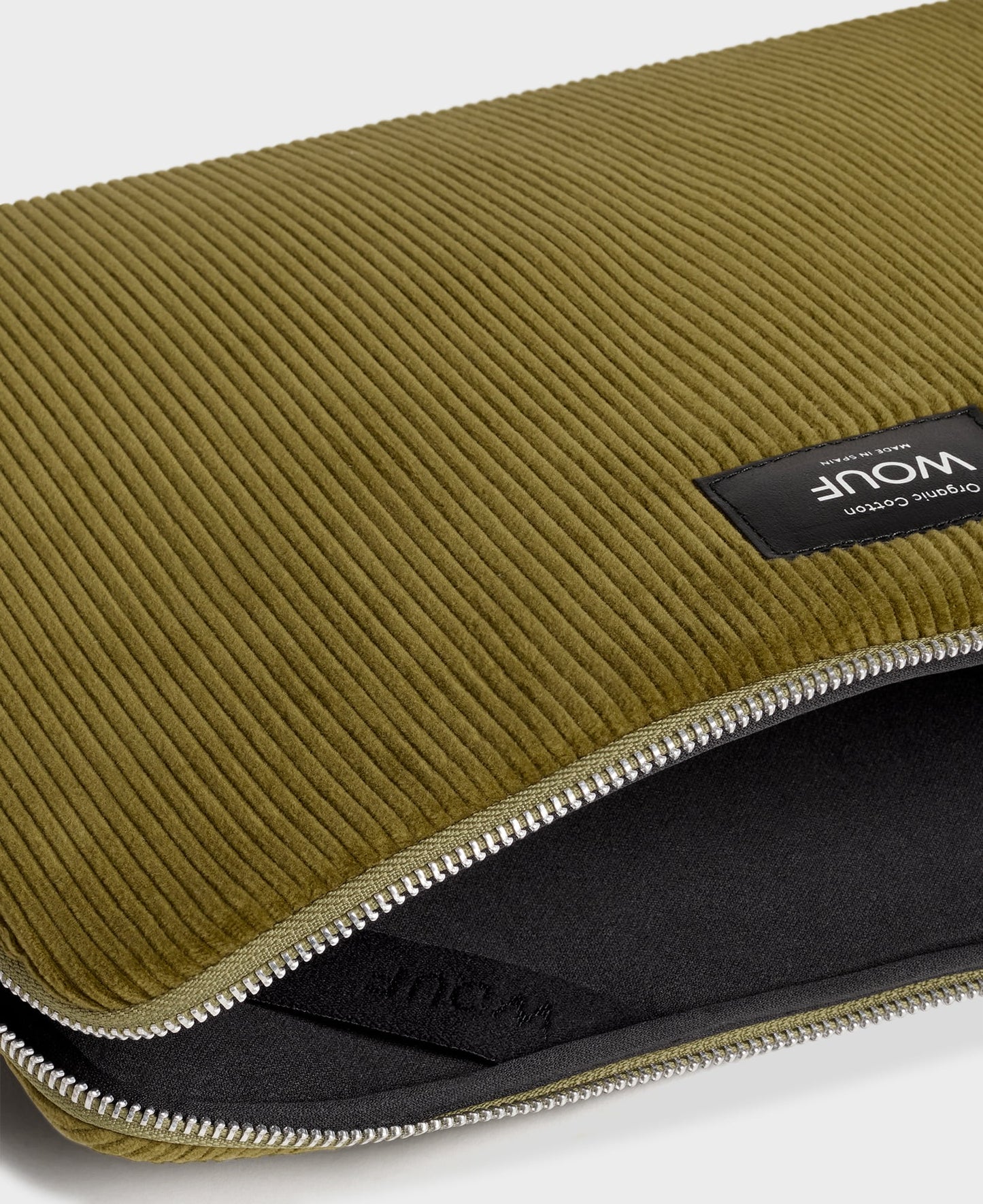Laptophoes - 13" en 14" - Olive | WOUF
